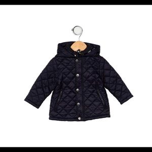Navy blue Burberry (authentic) quilted coat